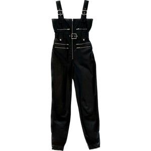 We Wore What Vegan Leather Jumpsuit